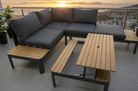 جلسة خارجية ألمنيوم